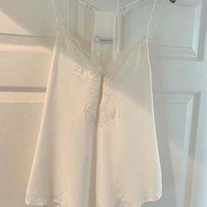 Lavender Brown Lace Top